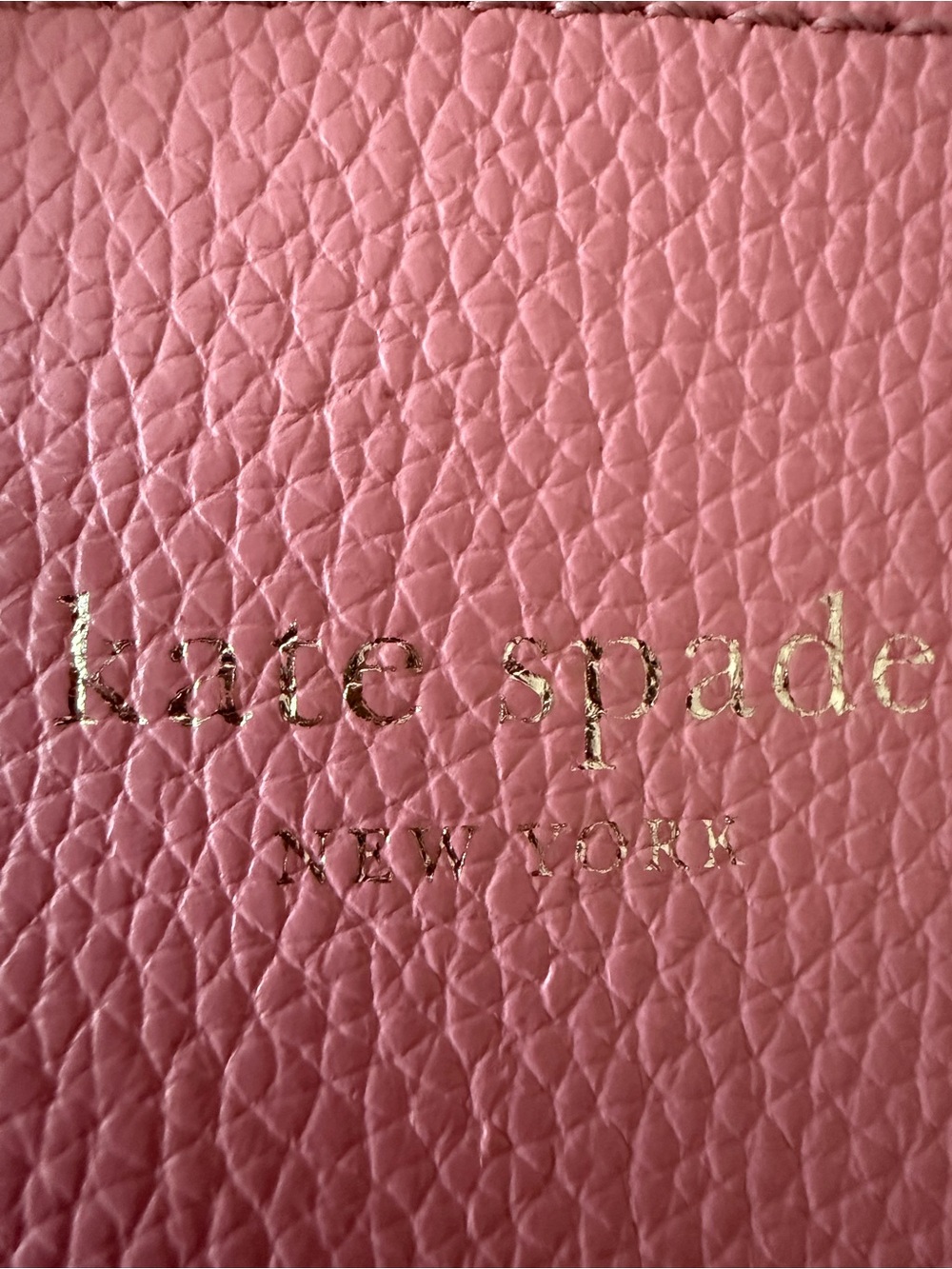 kate spade Pink Leather Pebble Tote with Removable Strap - Picture 2 of 7